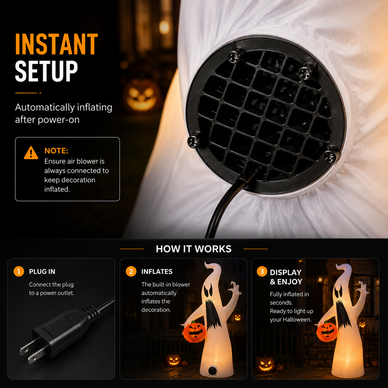 5.9FT Glowing Ghost Inflatable™